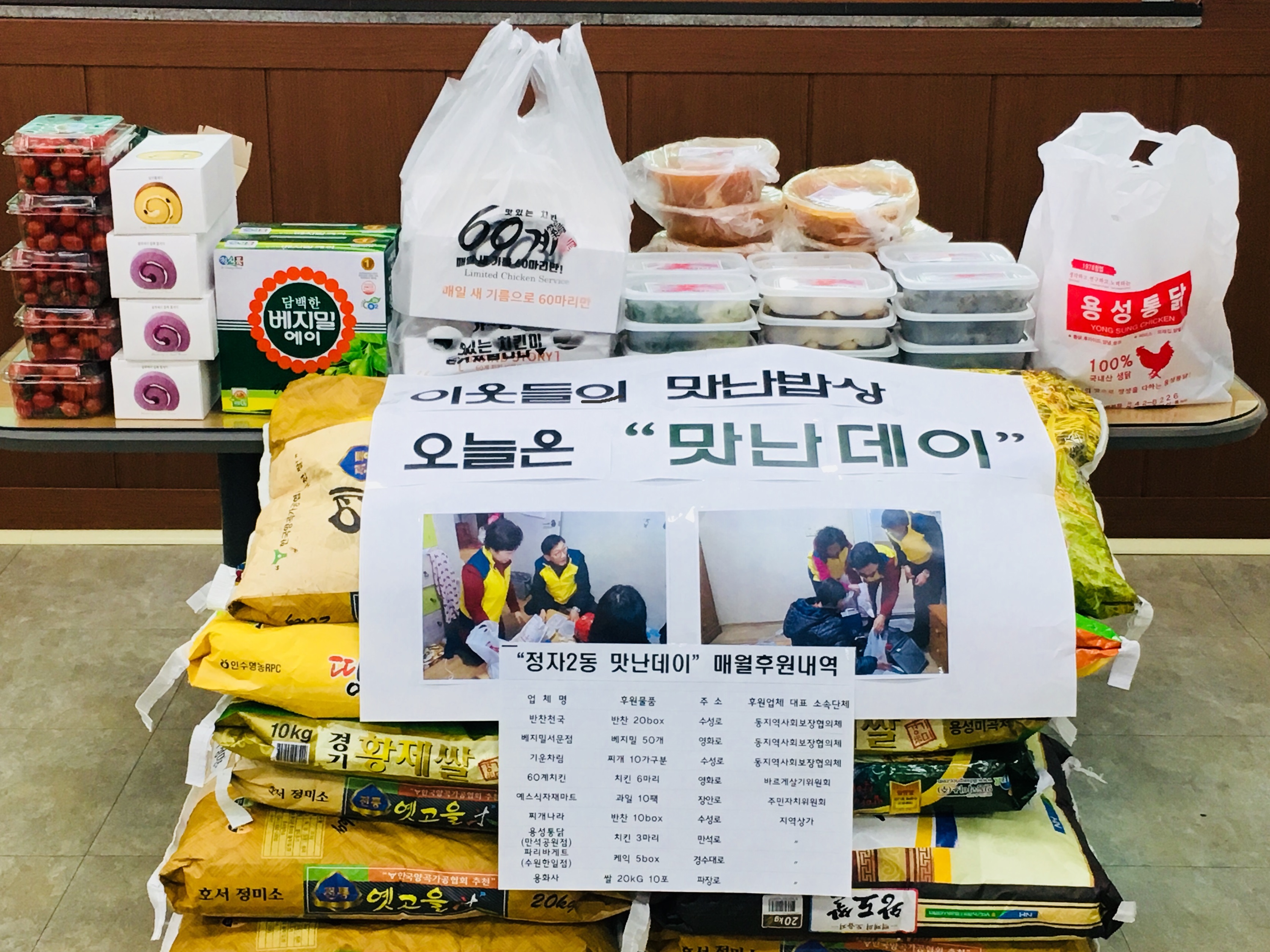 오늘은 정자2동 맛난데이